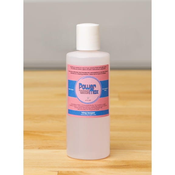 Power Max Refill Solution - Use with Power Max Printhead Cleaning Kit - 4 oz - ***Icing Images Genuine***