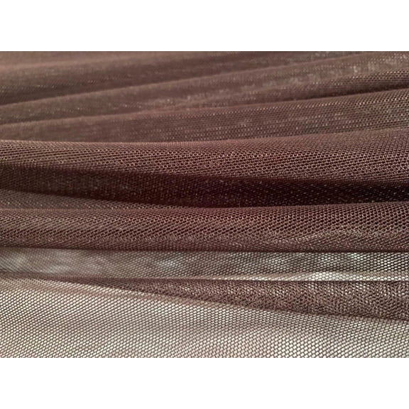 Power Mesh Fabric-Brown,