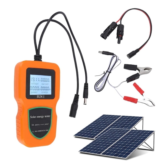 Power Meter 500W Portable Battery Free, Power Usage Monitor Multimeter Tester for Home Car RV Boat Outdoor Travel