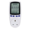Power Meter Plug with Battery LCD 7 Display Modes Electricity Usage