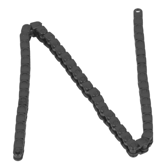 Power Milling Machines Accessory Kit 8mm 400mm black plastic PC Material: chain is made of  PC material, light and durable, a perfect substitute for metal chain