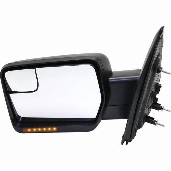 Power Mirror Black Heated Driver Side For 2011-2014 Ford F-150