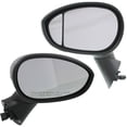 thumbnail image 1 of Power Mirror For 2012-2018 Fiat 500 Hatchback Heated Chrome Manual Fold Pair, 1 of 11