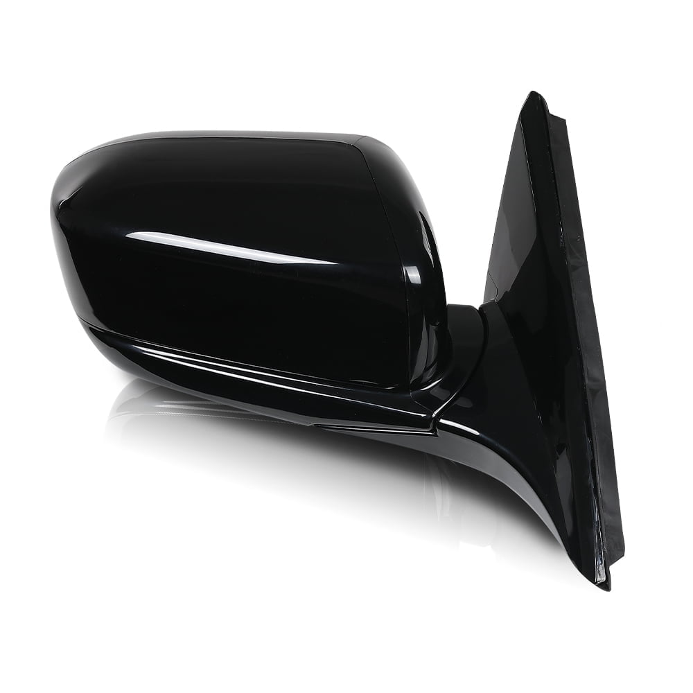 Power Mirror Front Passenger Side Gloss Black Fit for Honda Accord 2003-2007 3-Pin Manual Folding