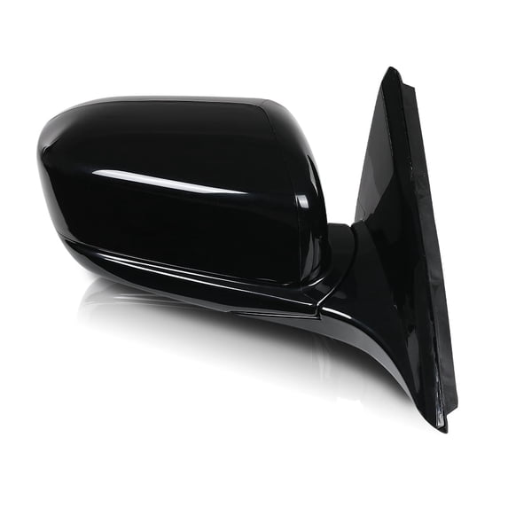 Power Mirror Front Passenger Side Gloss Black Fit for Honda Accord 2003-2007 3-Pin Manual Folding