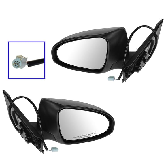 Power Mirror LH Driver RH Passenger PAIR for Toyota Yaris Hatchback MRA09834