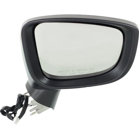 Power Mirror Paintable Passenger Side For 2014-2016 Mazda 3