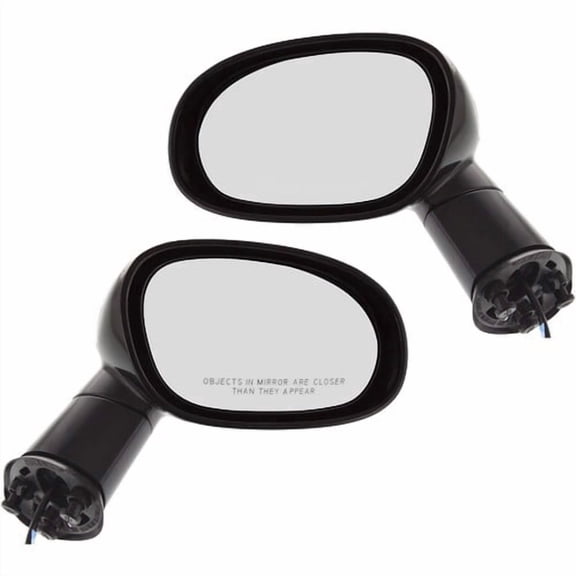 Power Mirror Set Of 2 For 2008-2014 Dodge Challenger Paintable Manual Folding