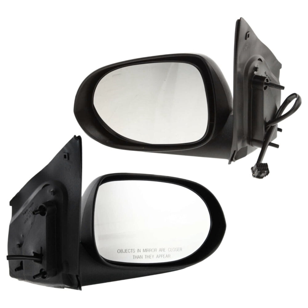 Driver & Passenger Side Chrome Power Mirror Set For 1992-1996 Ford F