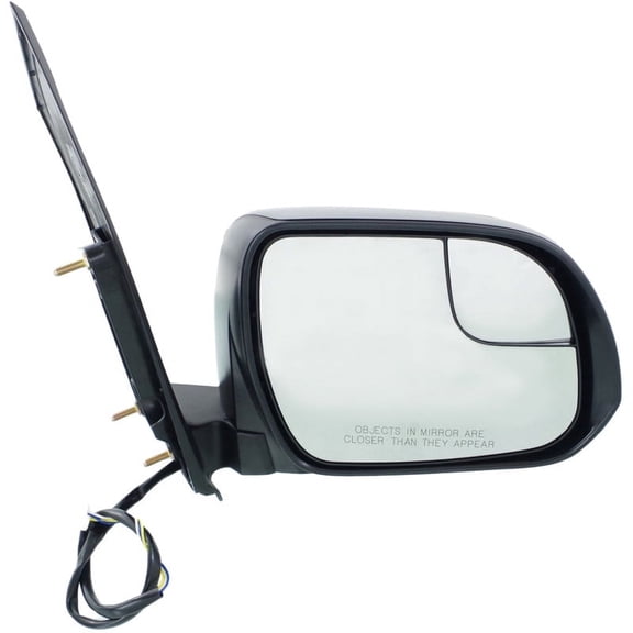 Power Mirror Textured Black Passenger Side for 2015-2020 Toyota Sienna