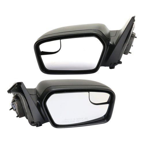 Power Mirrors For 2011-2012 Ford Fusion Driver and Passenger Side Textured Black