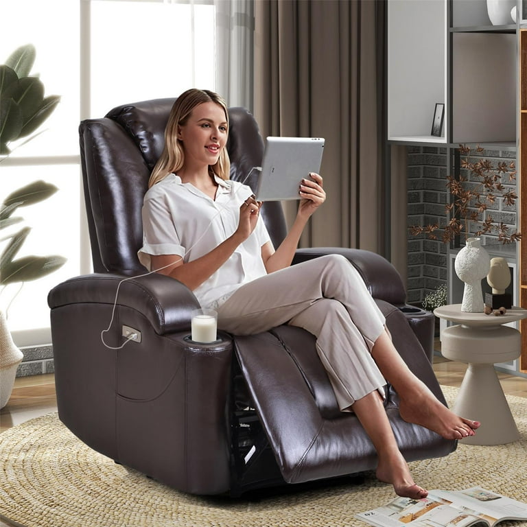Electric recliner lounge outlet with usb