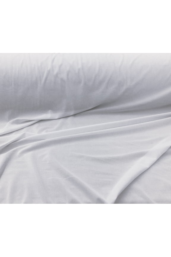Power Net Stretch Mesh Nylon Spandex Sheer White Z410