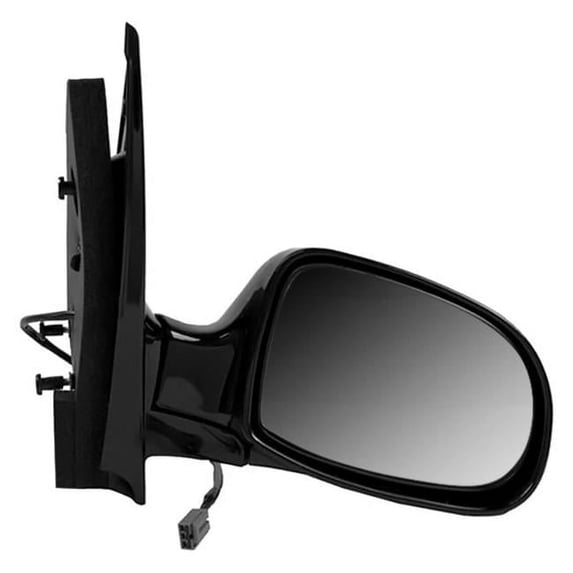 Power Non-Heated Gloss Black Folding Right Hand Side Door Mirror for 1999-2002 Ford Windstar