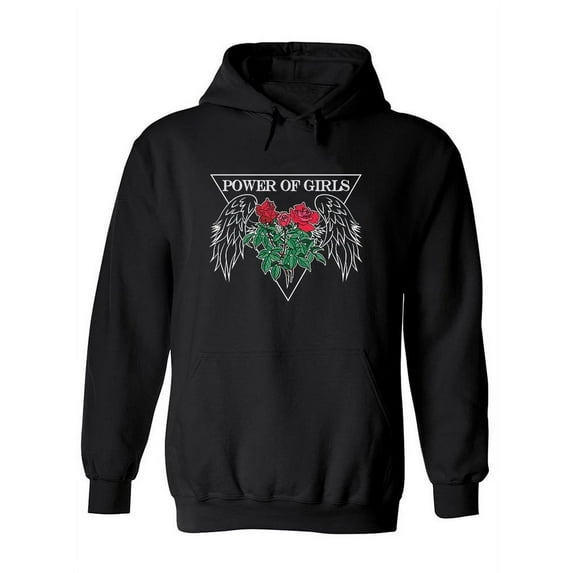 Power Of Girls Slogan Hoodie Women -Image by Shutterstock, Female Medium