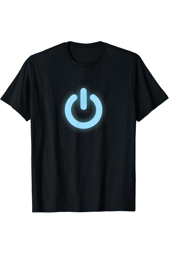 Power On Logo Funny Computer Geek T-Shirt