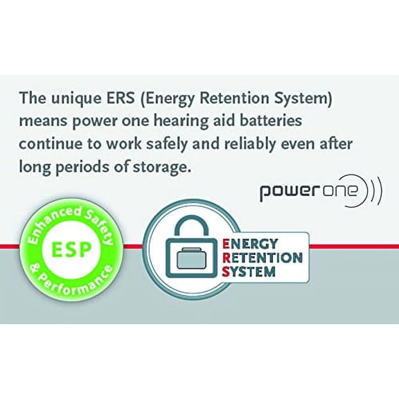 Power One Hearing aid Batteries Size 312 - p312 Battery for Hearing aid, Long-Lasting. Mercury-Free 1.45v zinc-air Hearing aid Batteries. (120 Batteries) - Expiration Date June 2028