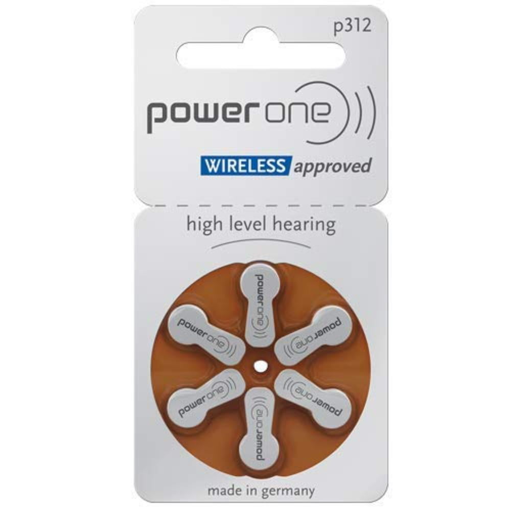 Power One Mercury Free Size Pack Batteries High Quality Zinc Air Battery Size