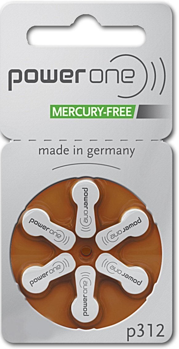 POWER-ONE Power One p312 Hearing Aid Battery, 60 Count (4 Units)