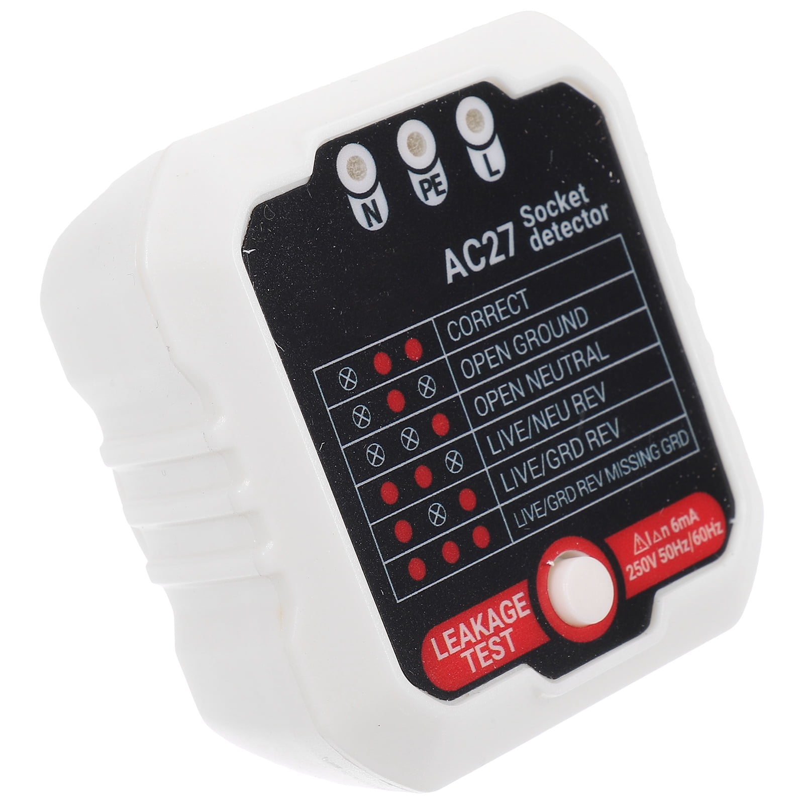 Power Outlet Tester Circuit Breaker Finder Gfci Plug Electrical for Receptacle with