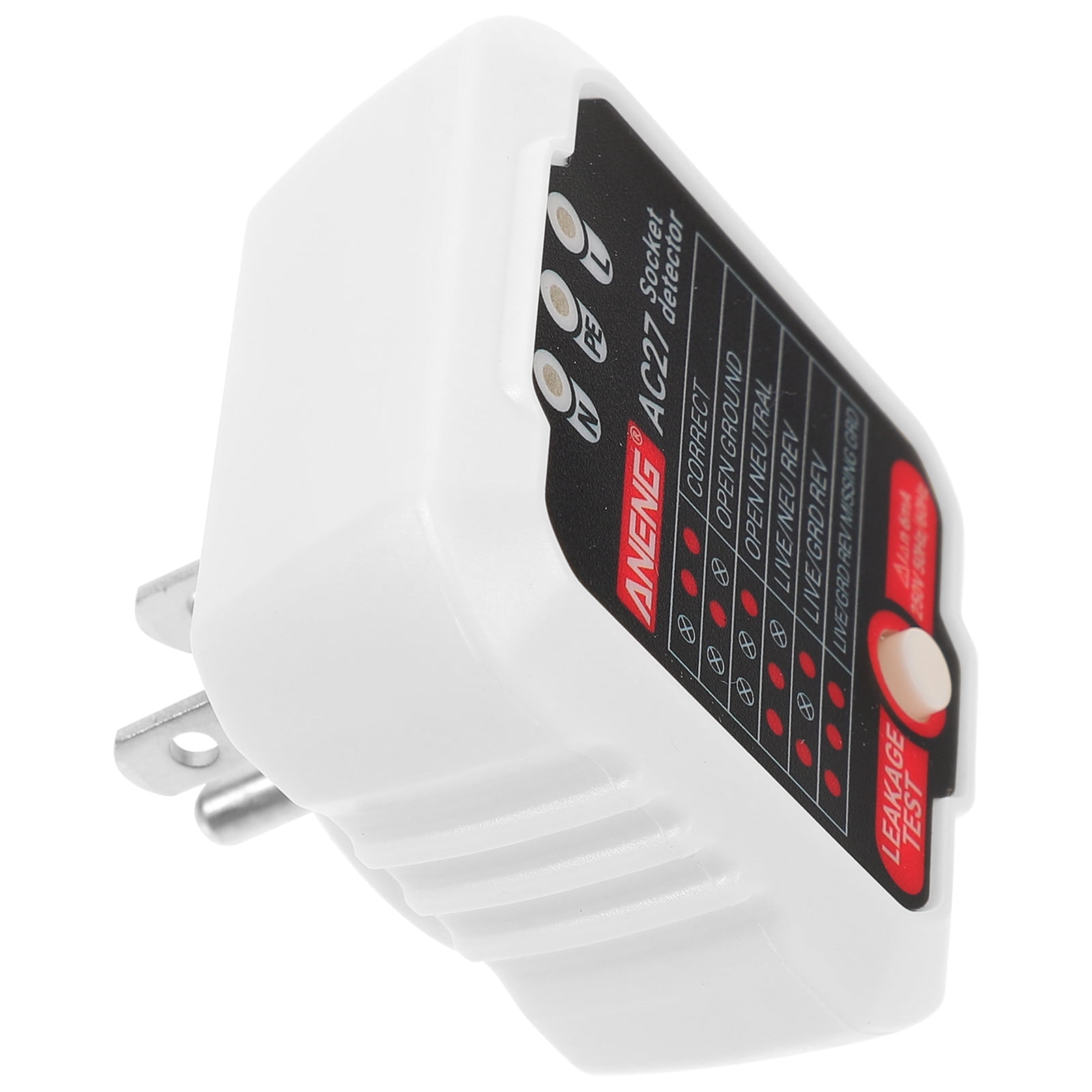 Power Outlet Tester Gfci Tester Safrisor Secureid Circuit Tester Voltage Detector Plug Tester
