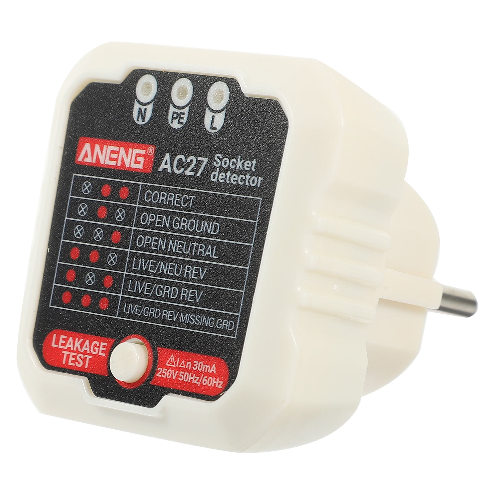 Power Outlet Tester Plug Tester for Electrical Outlets Voltage Tester