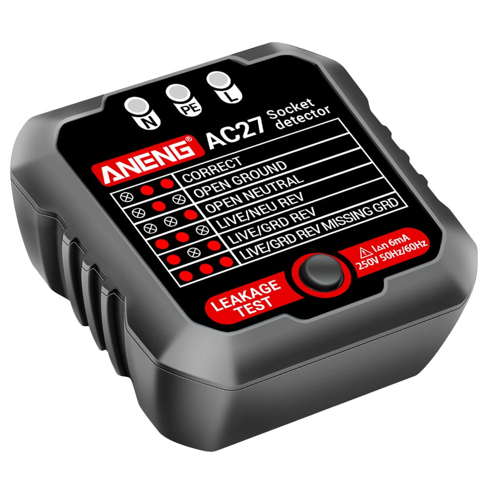 Power Outlet Tester Plug for Electrical Outlets Circuit Breaker Finder