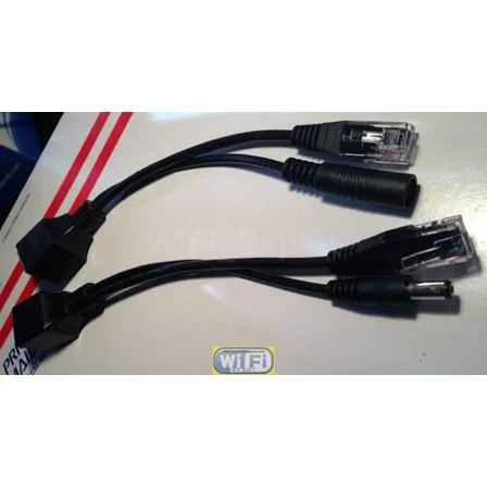 Power Over Ethernet Kit Poe Clear Modem Dsl 4G Wimax Wifi Router Switch 2.1 5.5