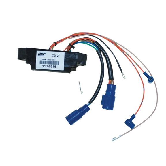 Power Pack Compatible with Johnson Evinrude 40HP 50HP 2-Cylinder 3.187" Bore Loop-Charged 2-Stroke CD2 SL 6700 3-Wire Outboard 1992-2005 Replaces 585261