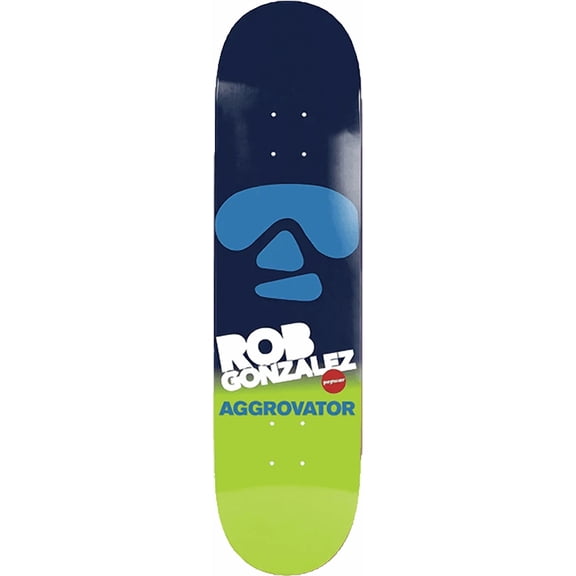 Power Paw Gonzalez Aggrovator Cyan Skateboard Deck - 7.75" (Deck Only)