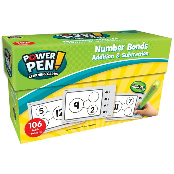 Teacher Created Resources Power Pen Learning Cards: Number Bonds - Addition & Subtraction
