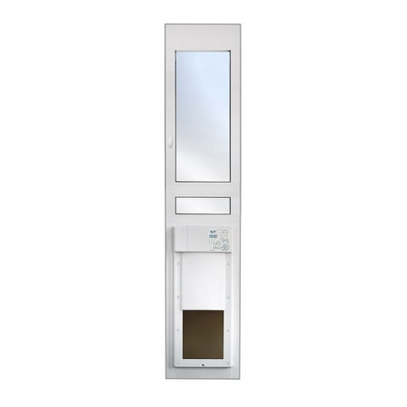 Power Pet Electronic Dog Door - High Tech Pet Electronic Pet Doors - Fully Automatic Sliding e-Glass Electronic Dog Doors - Pets up to 30 lbs - Medium - Regular 75" - Patio Doors - PX-1-SRE Regular 75" - Medium (up to 30 lbs.)