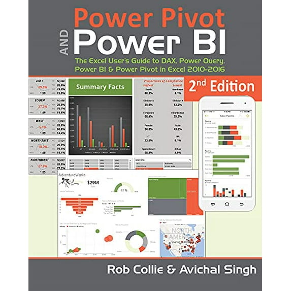 Pre-Owned Power Pivot and Power Bi: The Excel User's Guide to Dax, Power Query, Power Bi & Power Pivot in Excel 2010-2016 (Paperback) 1615470395 9781615470396