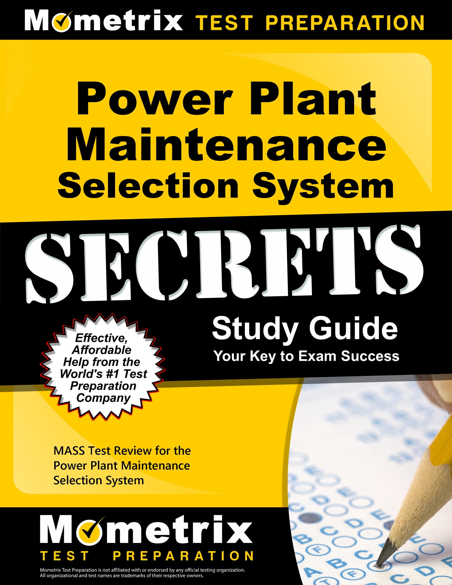 Power Plant Maintenance Selection System Secrets Study Guide Mass