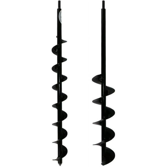 Power Planter 2-Inch x 24-Inch Tree Planting Auger 224 with Power Planter 3-Inch x 24-Inch Planting Auger 324 (Bundle, 2 Items)