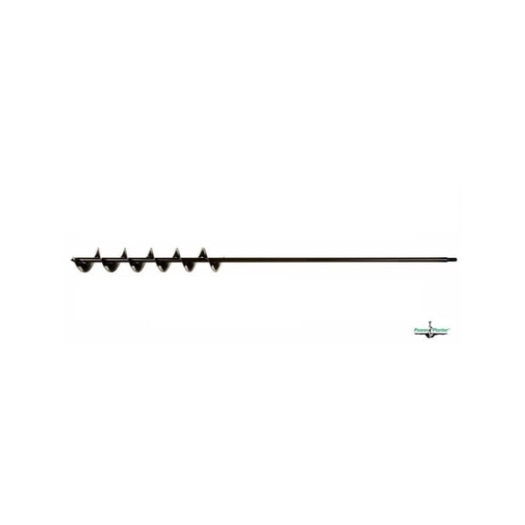 Power Planter 3 Inch X 48 Inch Steel Extended Bulb Auger With Standard Tip