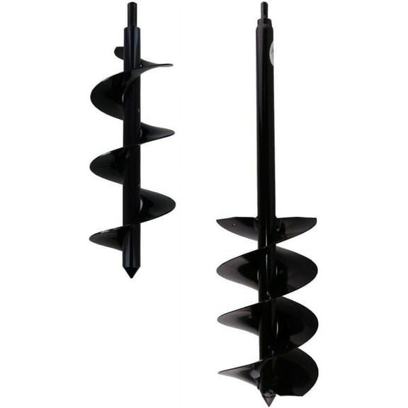 Power Planter 3-Inch x 12-Inch DIY Guru Auger 312 with 7-Inch x 28-Inch Extended Length Pot and Post Hole Auger 728H (Bundle, 2 Items)