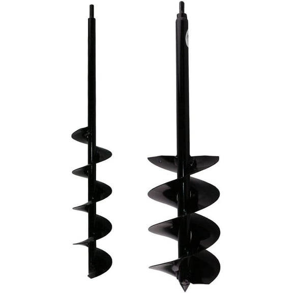 Power Planter 3-Inch x 24-Inch Planting Auger 324 with 7-Inch x 28-Inch Extended Length Pot and Post Hole Auger 728H (Bundle, 2 Items)