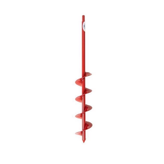 Power Planter 324H-RED Bulb Auger Drill Bit, 3 Inch x 24 Inch