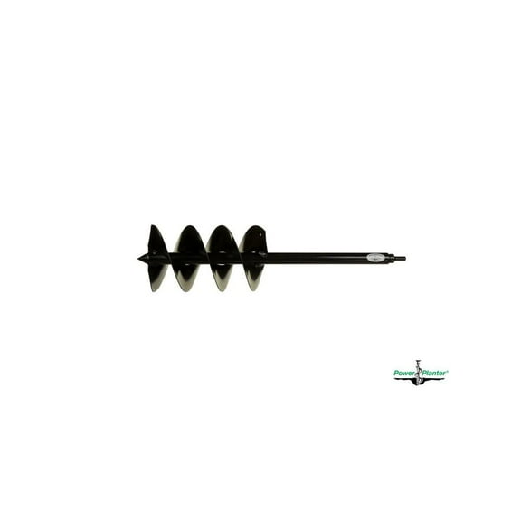 Power Planter 7 Inch X 28 Inch Steel Gallon Pot And Post Hole Auger With Hd Tip