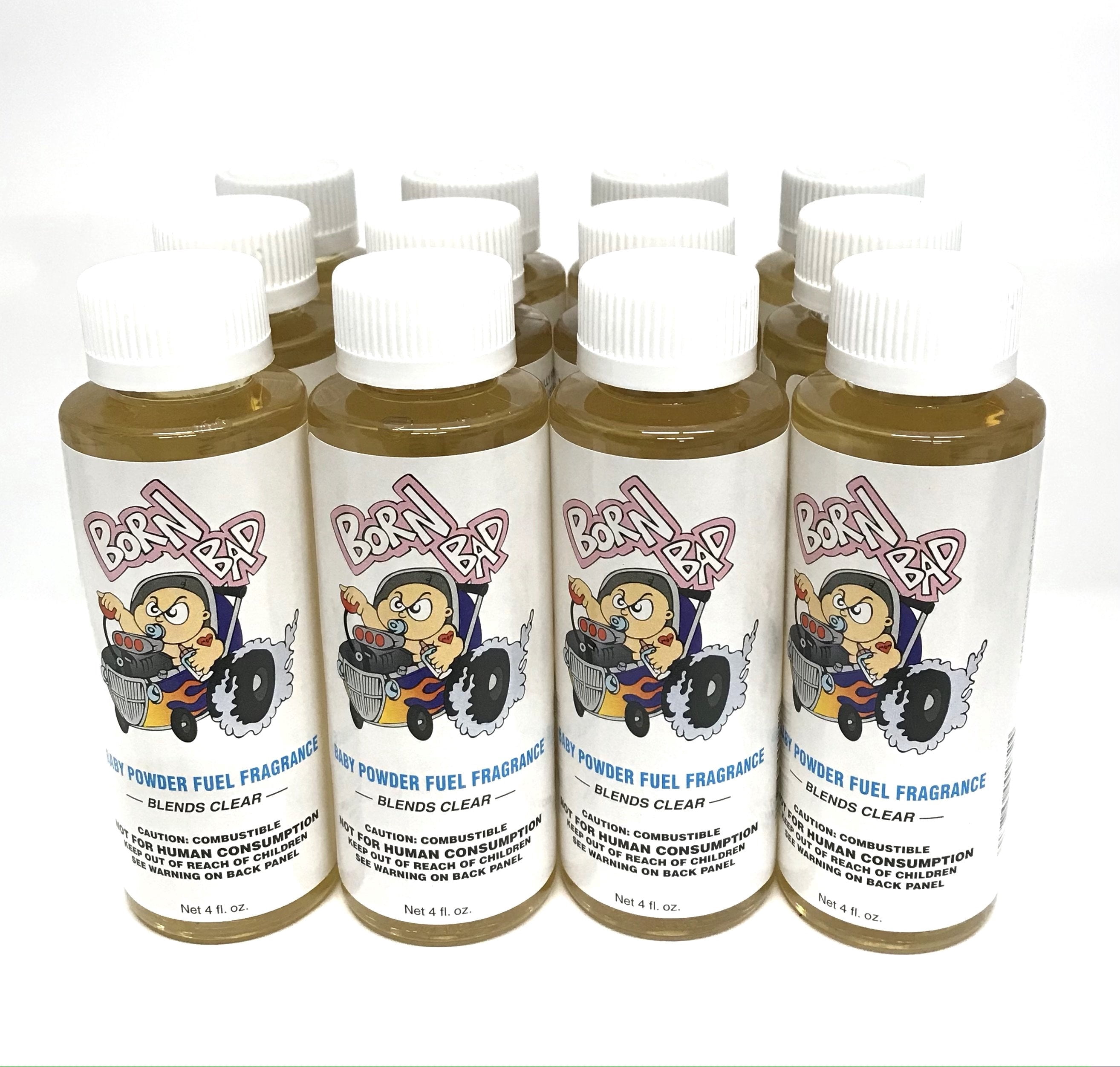 Power Plus Lubricants-12 PACK BABY POWDER Fuel Fragrance for Car,  Motorcycle, ATV, IMCA - 4 fl oz - Walmart.com