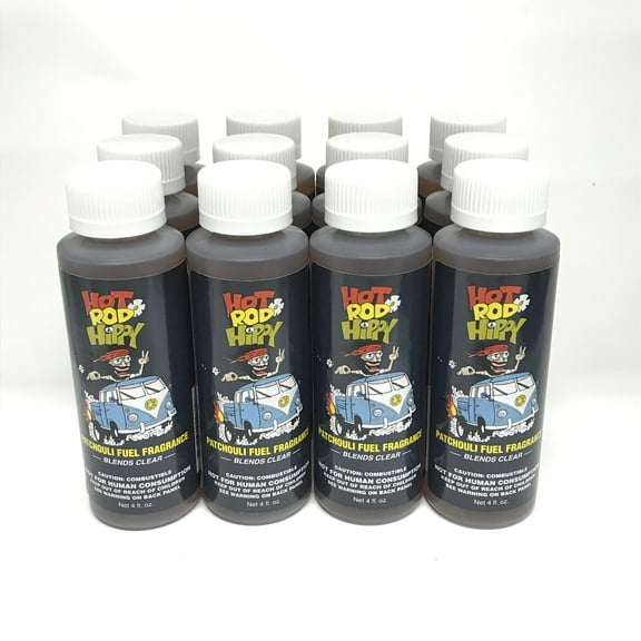 Power Plus Lubricants-12 PACK PATCHOULI Fuel Fragrance for Car, Motorcycle, ATV, IMCA - 4 fl oz