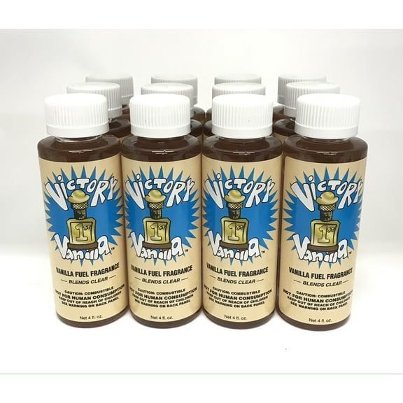 Power Plus Lubricants-12 PACK VANILLA Fuel Fragrance for Car, Motorcycle, ATV, IMCA - 4 fl oz