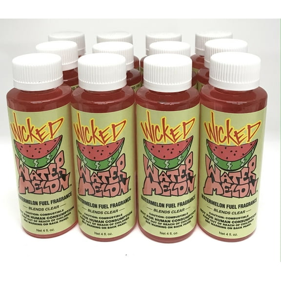 Power Plus Lubricants-12 PACK WATERMELON Fuel Fragrance for Car, Motorcycle, ATV, IMCA - 4 fl oz