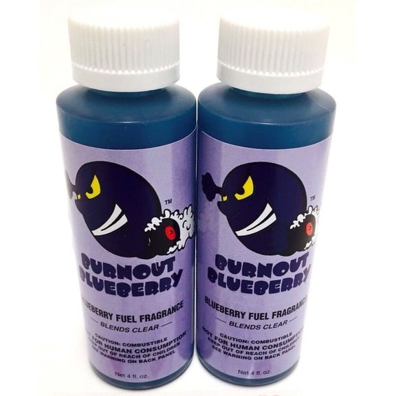 Power Plus Lubricants-2 PACK BLUEBERRY Fuel Fragrance for Car, Motorcycle, ATV, IMCA - 4 fl oz