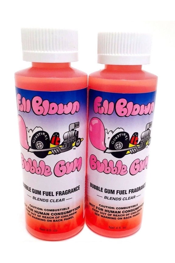 Lubricants-2 PACK BUBBLE GUM Fuel Fragrance for Car, Motorcycle, ATV, IMCA - 4 fl oz