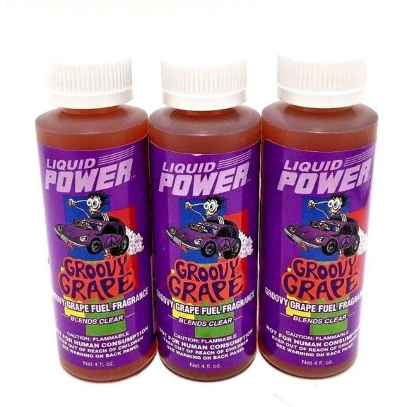 Power Plus Lubricants 3 PACK Groovy Grape Fuel Fragrance For Car Motorcycle ATV