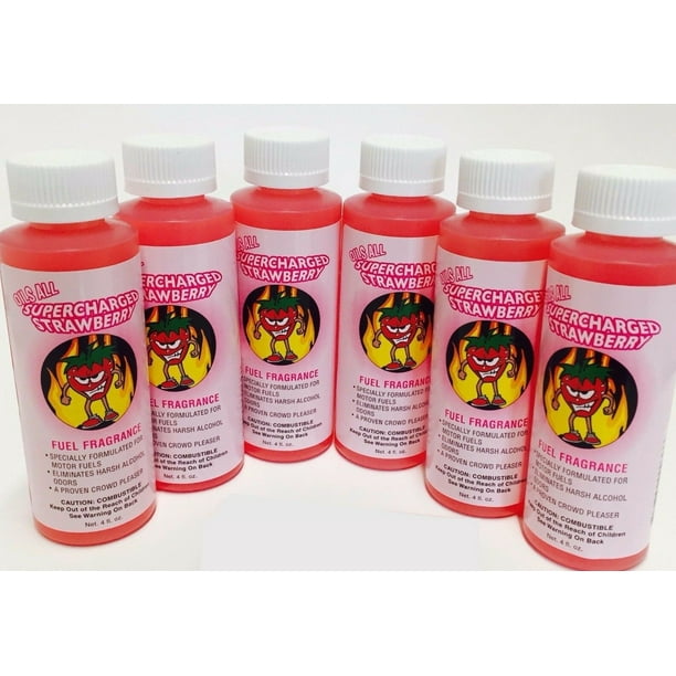 Power Plus Lubricants6 PACK STRAWBERRY Fuel Fragrance for Car