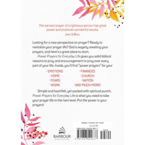 Pre-Owned Power Prayers for Everyday Life : 500 Encouraging Prayers for Women (Paperback) 9781643529677