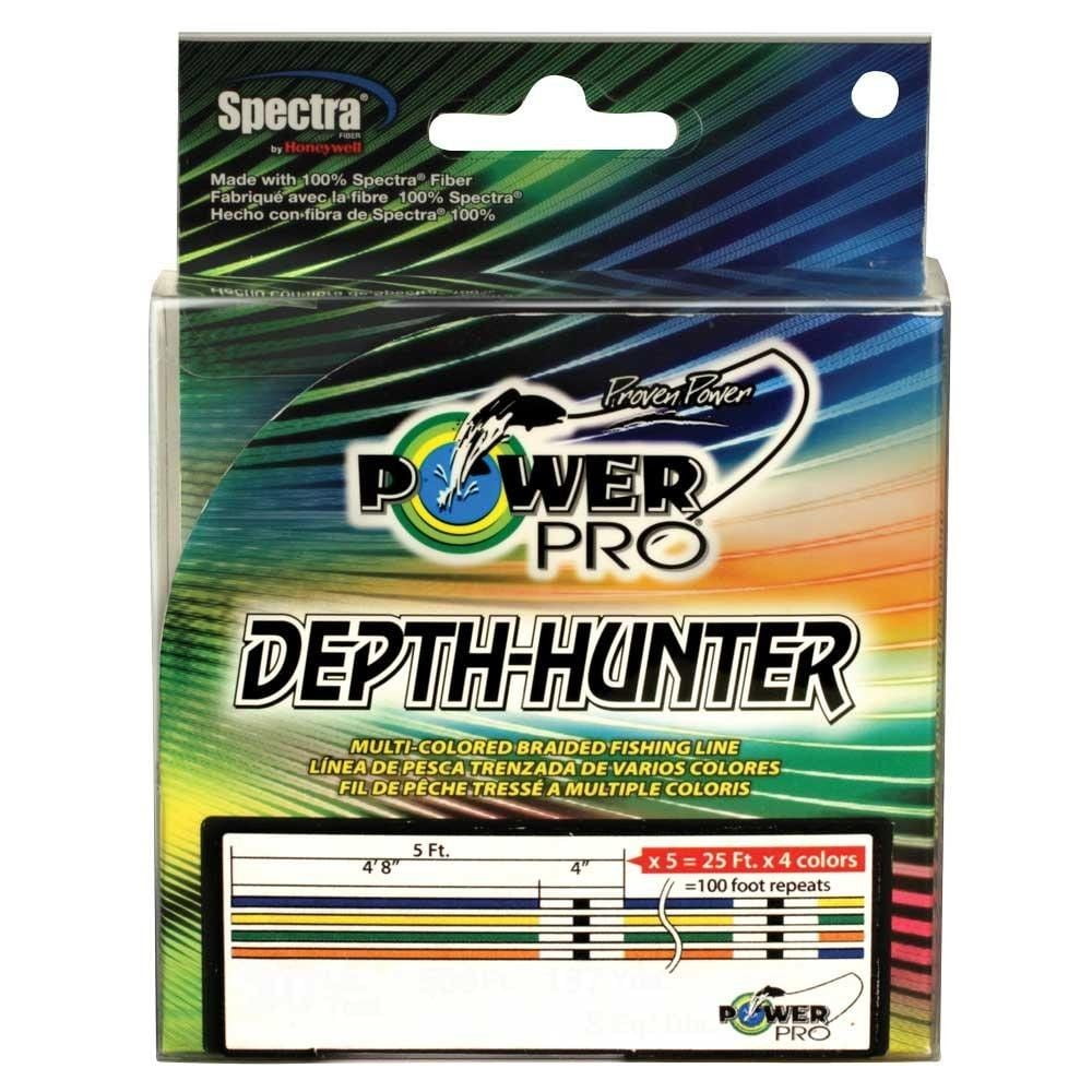 Power Pro Depth Hunter Braid Marked Fishing Line 10lb 4500' 1500yd 10